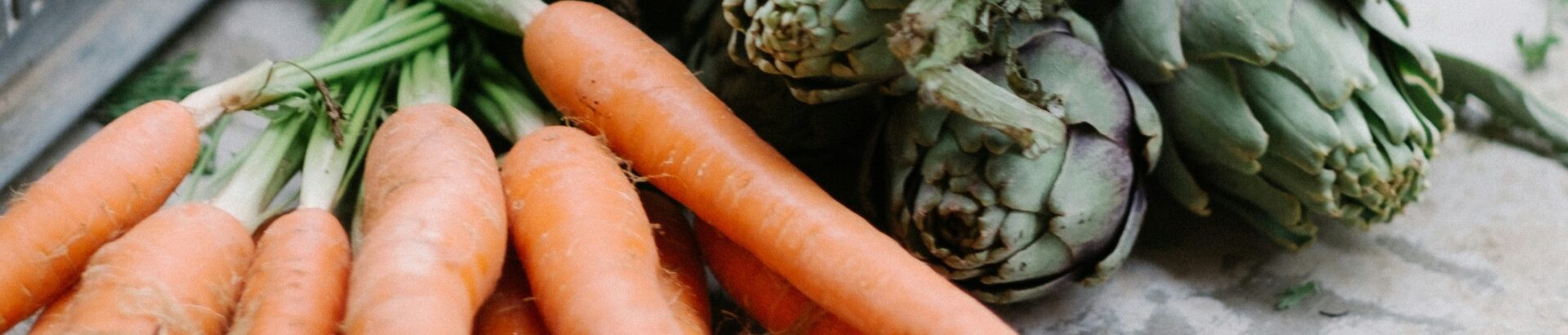 Carrots & Artichokes—examples of 'Free Food' vegetables