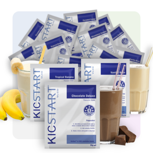 KicStart Meal Replacement Shakes 150x Mixed Flavours Bundle