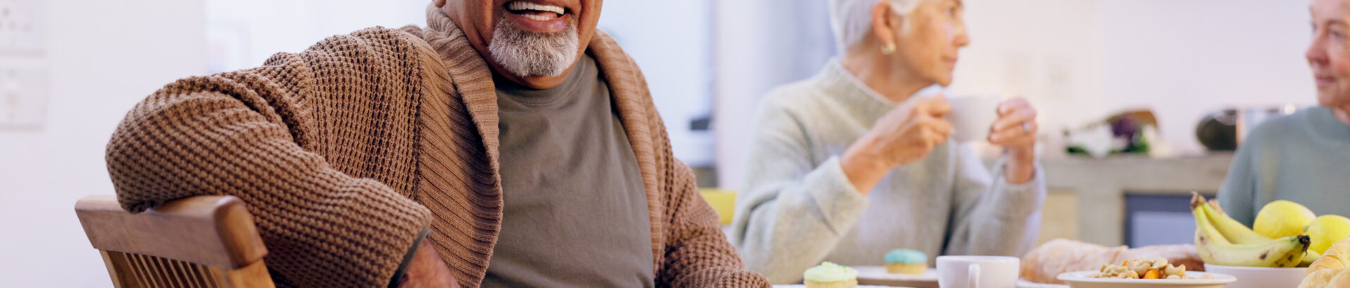Elderly gentleman enjoying the company of his friends—Healthy Weight For Life can improve your quality of life.
