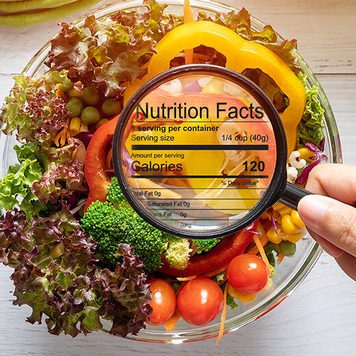 Nutritional information concept
