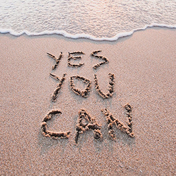 Yes you can motivational message
